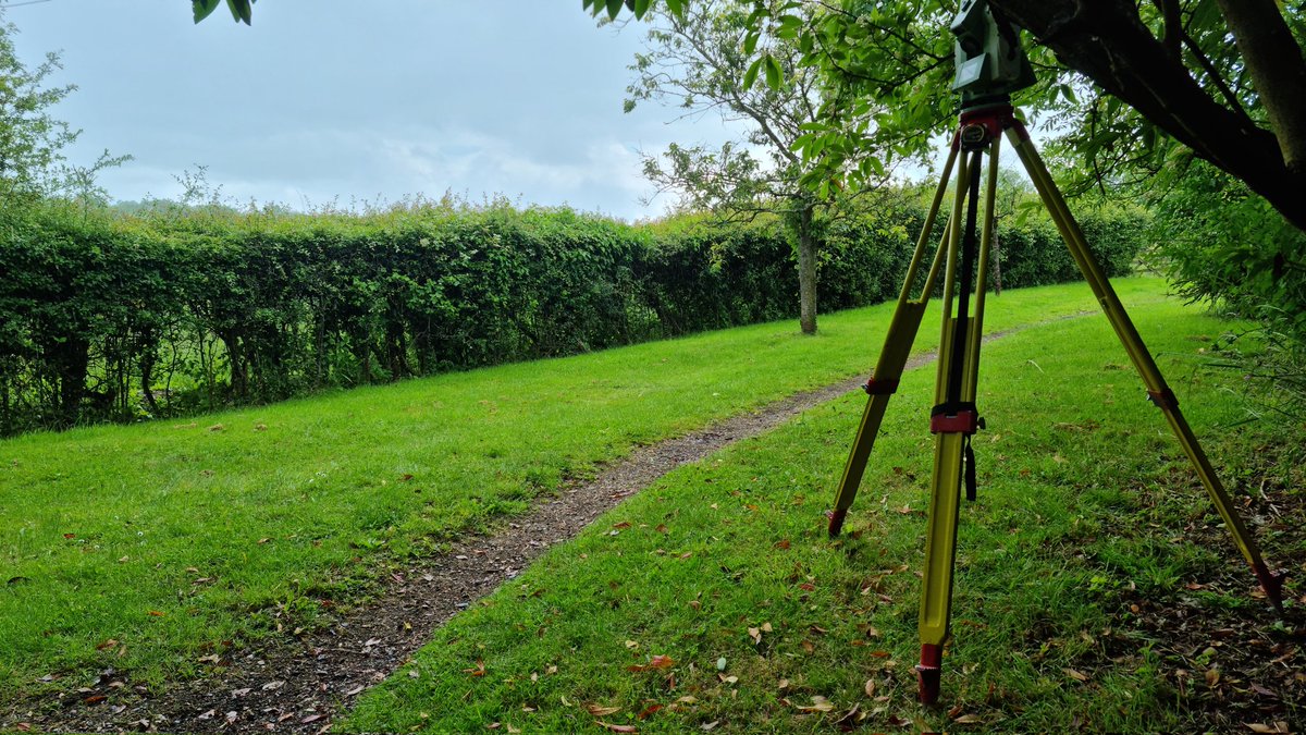 Dodging a shower. #surveyorlife