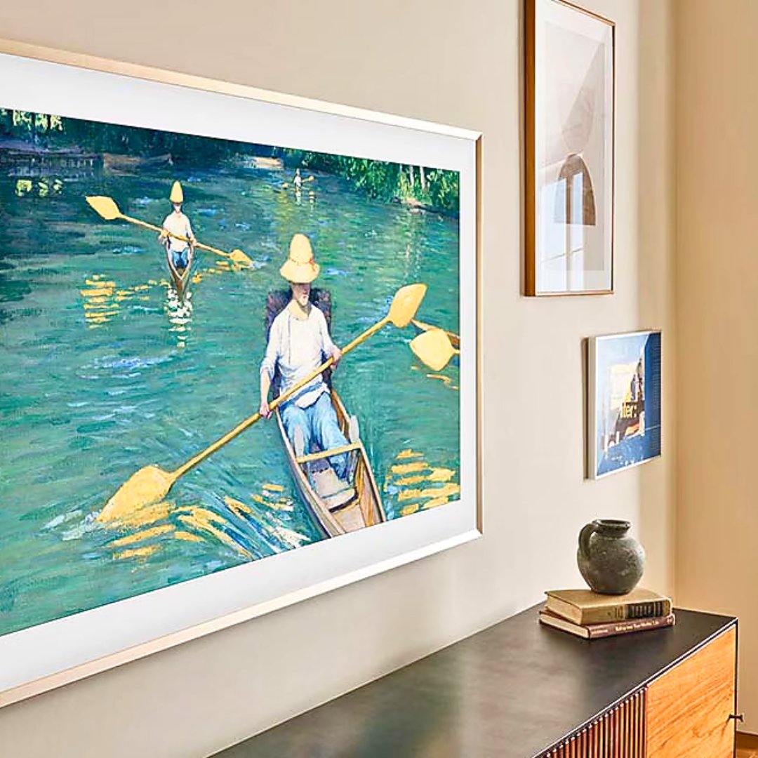 AVComUK's tweet photo. Spot the TV! 👀 Samsung's 2024 The Frame 4K Ultra HD QLED Smart TVs seamlessly blend into any room, transforming into art when not in use. Enjoy 4K entertainment via the Smart Hub platform. 📺🧑‍🎨 #Samsung #TheFrame #4K

See more here 👉 https://t.co/E10a2HRm8P https://t.co/RDE3sl4Yl4