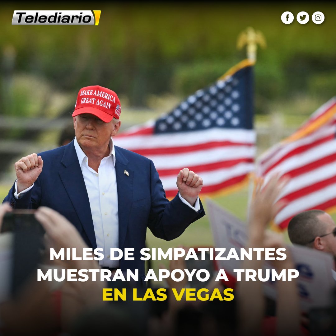 TelediarioGT's tweet image. El primer #mitin de #Trump luego de la #sentencia en su contra resultó una prueba de fidelidad 😱➡ bit.ly/3KBObNf