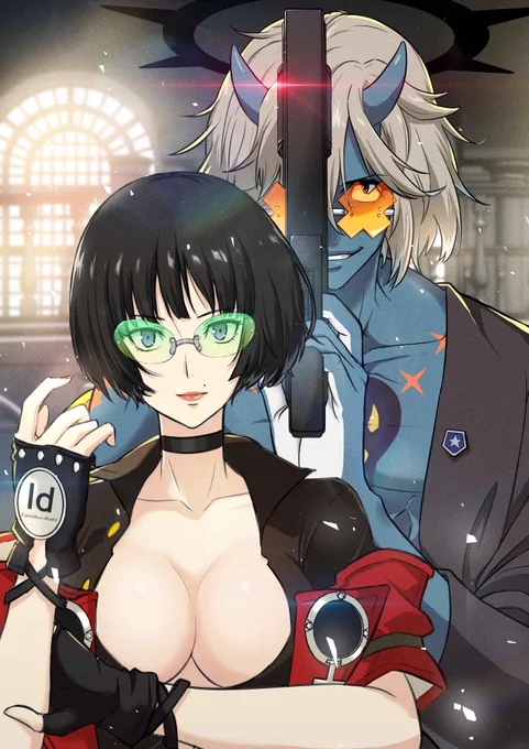 イノ&amp;ケイオス バディ#GGST#格ゲーキャラ描こうぜ 