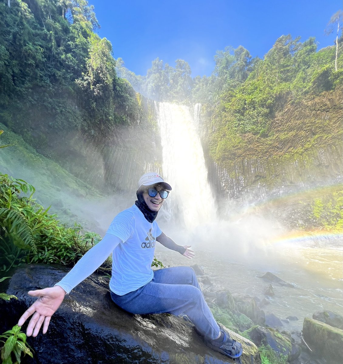 BrixsterGarcia's tweet photo. kaya ra’s beginner haha 🤭 

📍Mindamora Falls: The Second Highest Waterfall in the Philippines 🇵🇭 

#bukidnon #iligan https://t.co/0AHm7FSurN