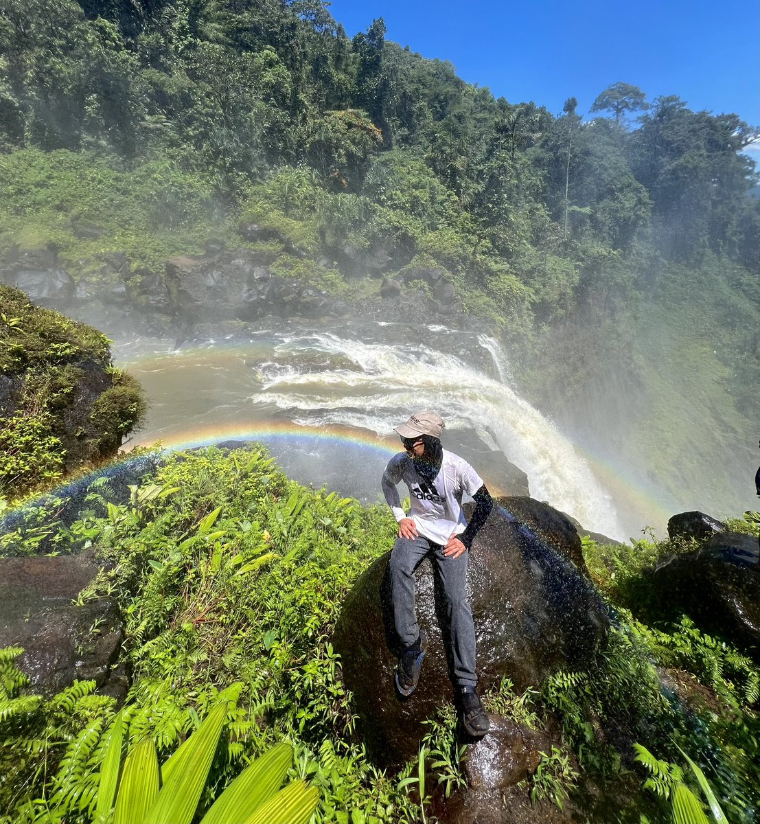BrixsterGarcia's tweet photo. kaya ra’s beginner haha 🤭 

📍Mindamora Falls: The Second Highest Waterfall in the Philippines 🇵🇭 

#bukidnon #iligan https://t.co/0AHm7FSurN
