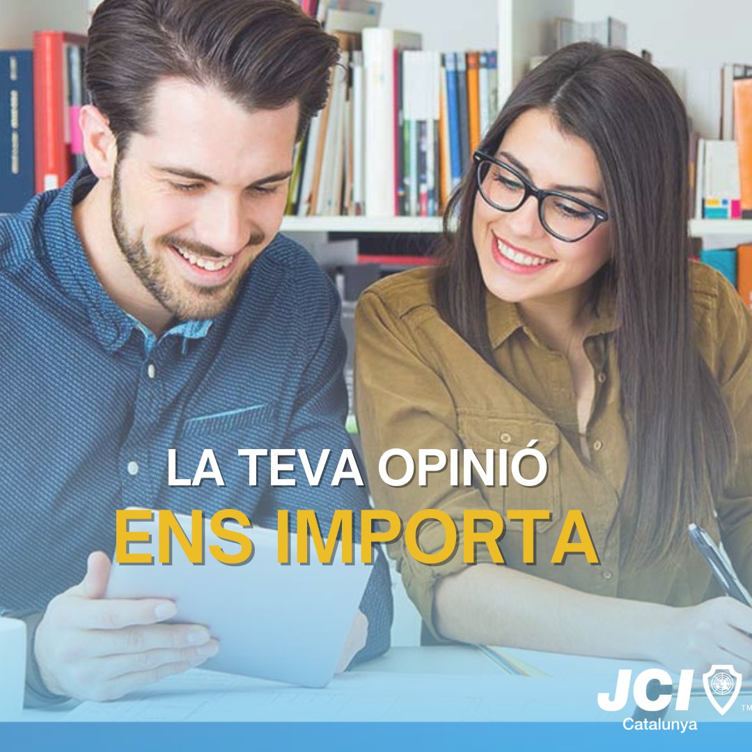 ❓𝐐𝐮è 𝐞𝐧 𝐩𝐞𝐧𝐬𝐞𝐬 𝐝𝐞 𝐥𝐚 𝐉𝐂𝐈?

🫂Tens l'oportunitat d'expressar-nos què és per a tu o que hauria de ser la JCI: 
docs.google.com/forms/d/e/1FAI…