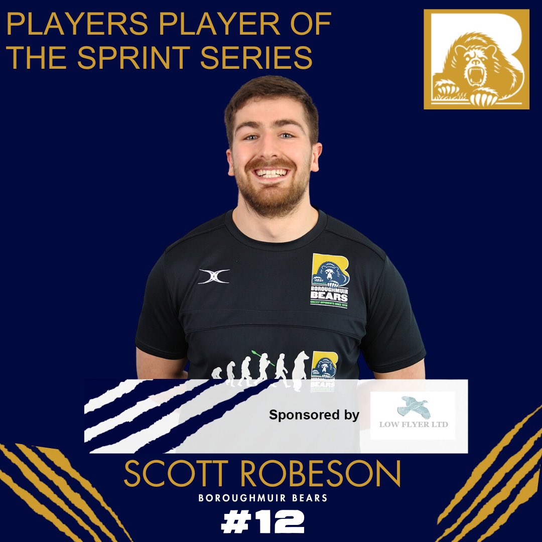 Congrats to our captain Scott Robeson who has been voted Players’ player of the Sprint Series! Thank you for your duties! 🫡🐻 #FOSROCSuperSeries #Grizzly