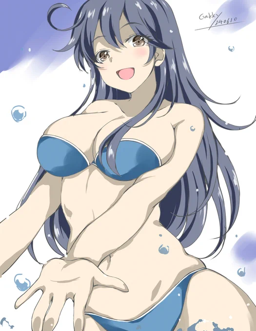 #艦これ版真剣お絵描き60分一本勝負_20240610潮ちゃん 