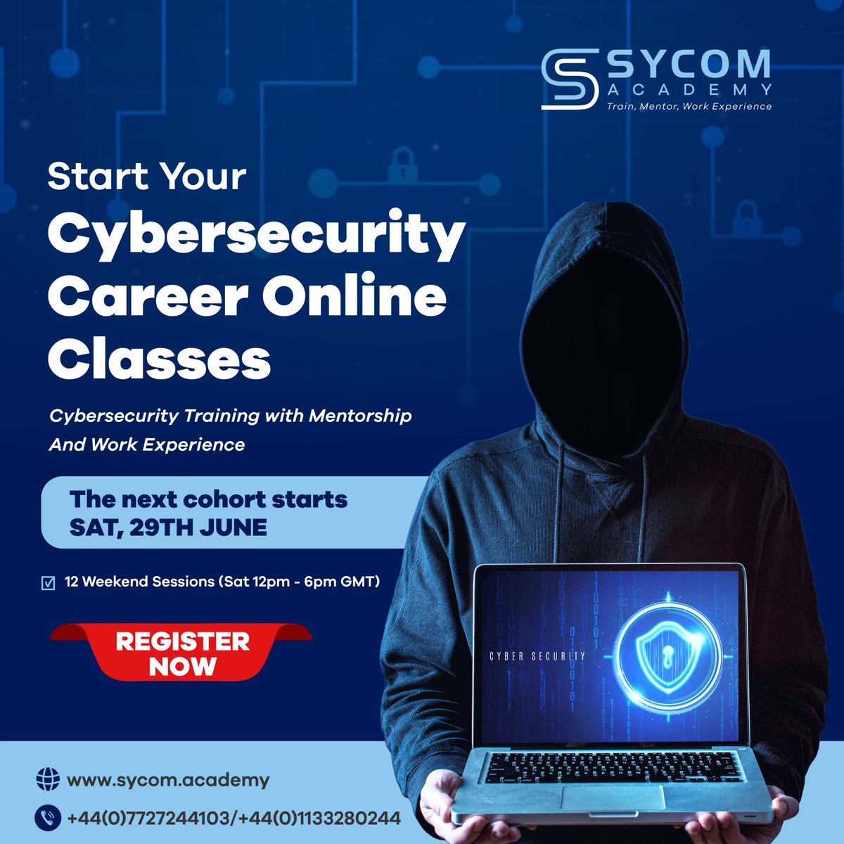 If you are considering cybersecurity as a career path, you would love our professional courses and become certified, just like the rest of our alumni.

Click the link below to join our next cohort starting this June to begin your journey.

sycom.academy