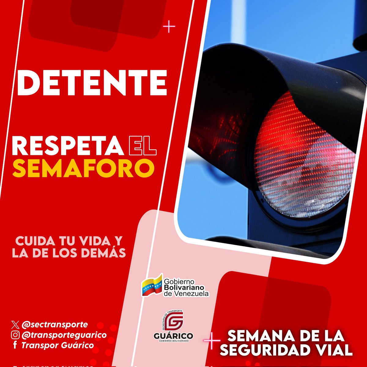En la Semana de la Seguridad Vial, recordemos la importancia de respetar el semáforo. 🚥

Cada luz tiene un significado que debemos seguir para proteger nuestras vidas y las de los demás.

Detengámonos, observemos y sigamos con responsabilidad. 

#SemanaDeLaSeguridadVial
