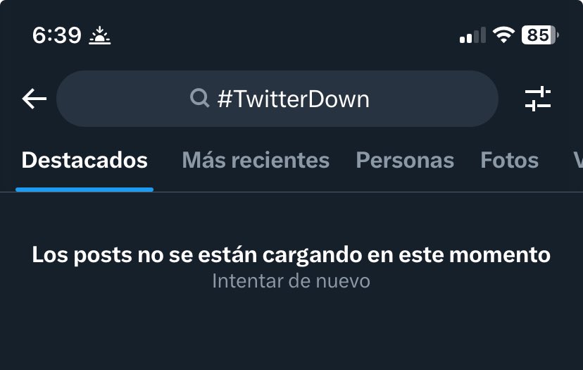 🌎 Twitter/X reporta fallas a nivel mundial.

#TwitterDown #XDown