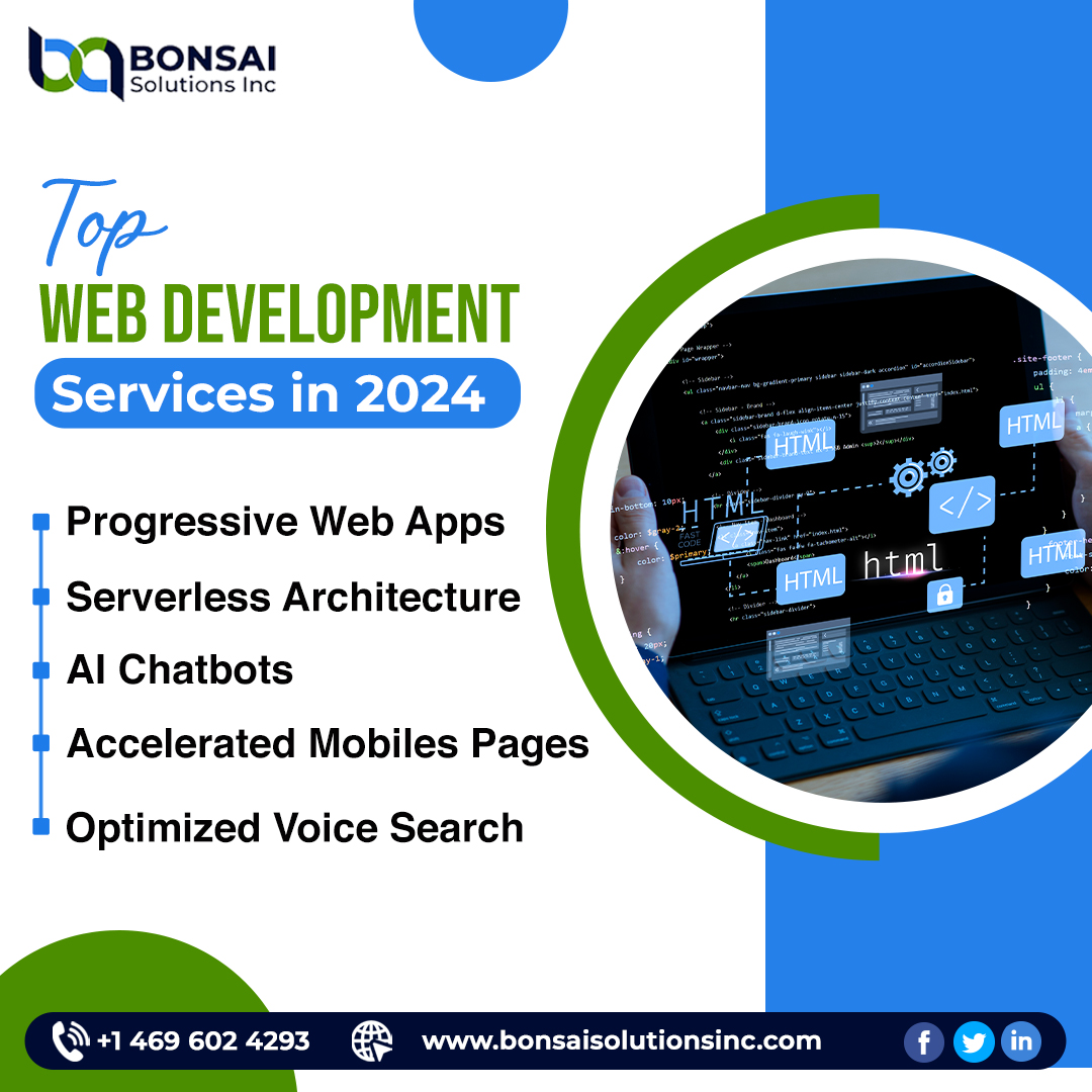 Bonsaisol's tweet photo. Discover the Top Web Development Services in 2024.
Contact us :
๐ Phone: 469-602-4293
๐ง Email: bonsaisolutions.info@gmail.com
๐ Website: https://t.co/Gz3zkggCET
#usa #bonsaisolutions #texas #aitools #ai #mobileappdevelopment #appdevelopment #mobilepages #webdevelopment https://t.co/QAQlwYqHCu