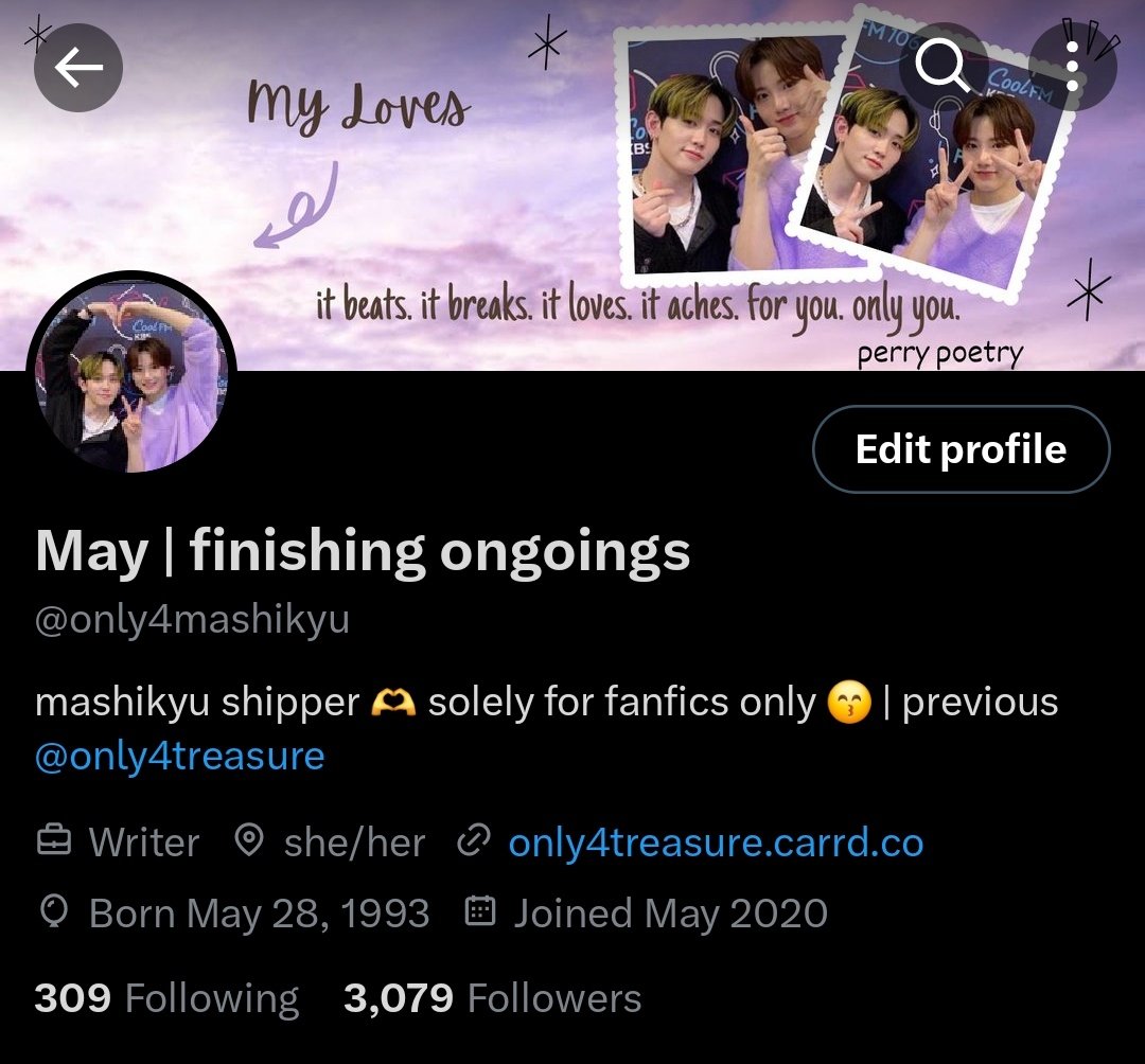only4mashikyu's tweet photo. Yay! Successfully changed my dn 😍🤩 We're back to business~ Idk if there are mashikyu shippers left but I'm planning to finish my ongoings so I came back, hehe (fr this time, wish me luck lol) I hope I'm still welcome here. 😅 Miss you all 🤗🥰 https://t.co/VaCXDI989n