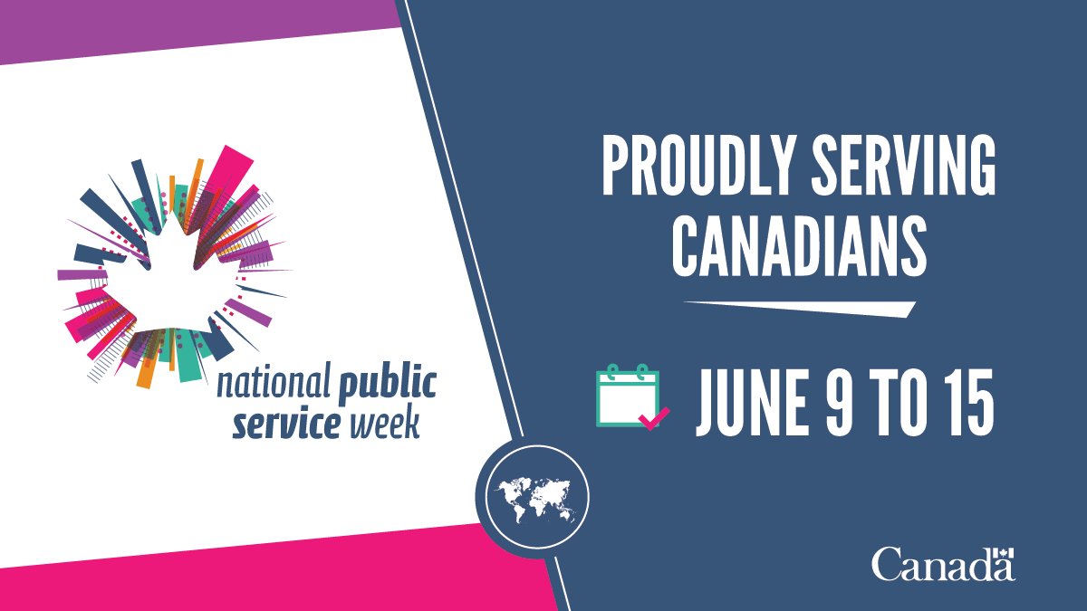 GAC_Corporate's tweet photo. Happy #NationalPublicServiceWeek to all GAC employees!
During this special week, let’s celebrate your efforts and accomplishments that helps position #CanadaInTheWorld. 🎉 🌎
#NPSW #ServCDNS https://t.co/FcH29pOoO0