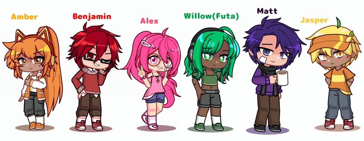 DePinkAlexandra's tweet photo. New OCs! https://t.co/DgkX0sstCJ