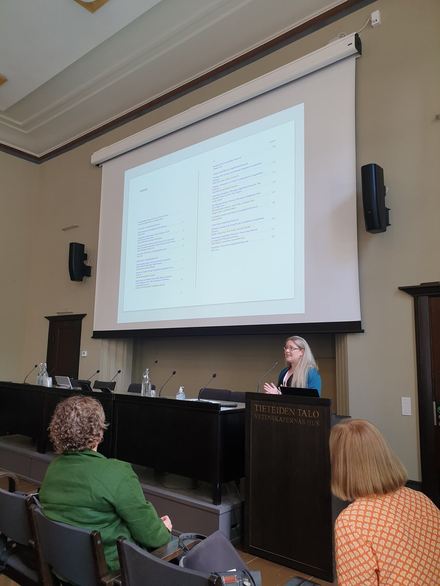 A successful conference day with interesting and topical presentations has progressed to a book launch event: 💐 #Longitudinal #methods in #youthresearch: understanding young lives across space and time (Editors: Julia Cook, Quentin Maire, Johanna Wyn) <a href="/futurenordics/">Future Challenges in the Nordics</a>