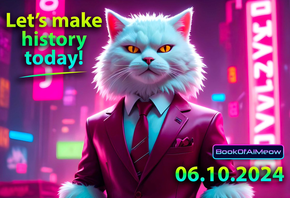 BookOfAIMeow's tweet photo. ❤️‍🔥𝐖𝐡𝐚𝐭'𝐬 𝐇𝐚𝐩𝐩𝐞𝐧𝐢𝐧𝐠 𝐓𝐨𝐝𝐚𝐲? ❤️‍🔥

🔥$BOAM Trading Live on Two CEXs: BitMart and MEXC, simultaneously!
🔥Trending on CoinMarketCap
🔥Trending on Dextools
🔥Trending across multiple Crypto Analytics platforms
🔥Massive exposure
🔥To the MOON! 

Let's make history with $BOAM today!

Wishing everyone massive profits! 🤑💲

🪐Jupiter Link: https://t.co/2QTdxhldow

#BOAM #Meme #AI #NFT #MEXC #BITMART #StrongHolders #HODL #ScratchorHodl