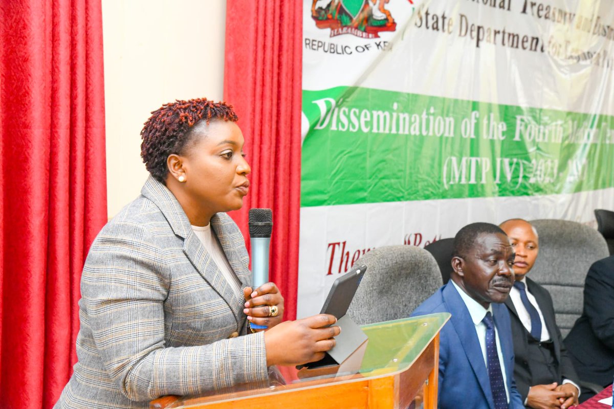 Nakhumicha_S's tweet photo. Delivered H. E President William Ruto's speech during the dissemination of MTP IV at Kitale National Polytechnic in Trans Nzoia County. 

MTP IV seeks to  implement crucial development programmes that are facilitating a radical economic turnaround as per the Government's Bottom-Up Economic Transformation Agenda [BETA].

Reforms currently being implemented at MoH towards actualisation of Universal Health Coverage are part of transformative programmes of BETA that have been captured under MTP IV.

#AfyaNyumbani