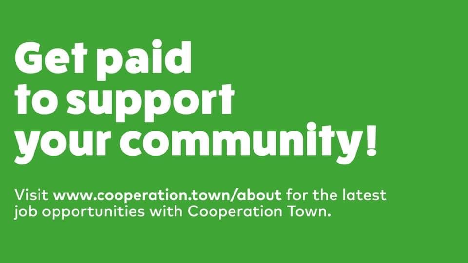 Cooperation Town (@cooperationtown) on Twitter photo Are you based in North East London?
Want to build power in your community?
Keen to support neighbours to self organise around food and save money?
Then join the <a href="/CooperationTown/">Cooperation Town</a> team!
FT role. ÂŁ35,090+ p.a.
Deadline: 19 June
Info event: 13 June
Info on cooperation.town/work-with-us/ Are you based in North East London?
Want to build power in your community?
Keen to support neighbours to self organise around food and save money?
Then join the <a href="/CooperationTown/">Cooperation Town</a> team!
FT role. ÂŁ35,090+ p.a.
Deadline: 19 June
Info event: 13 June
Info on cooperation.town/work-with-us/