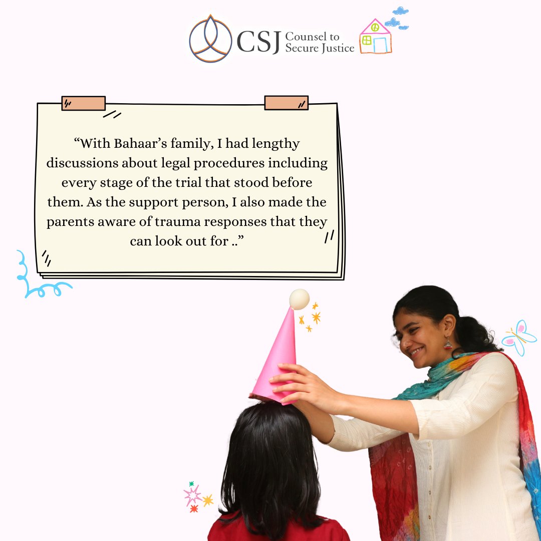 india_csj's tweet photo. CSJ's social worker Parvathi Rajan recounts her first meeting with a #childsurvivor on @vidhi_india 's JALDI blog, read here-  https://t.co/6e1tgVlo7S
#survivorsupport #childrights #childprotection #rehabilitation #socialwork  #delhi #POCSO #familysupport https://t.co/Wdd6QY6LTm