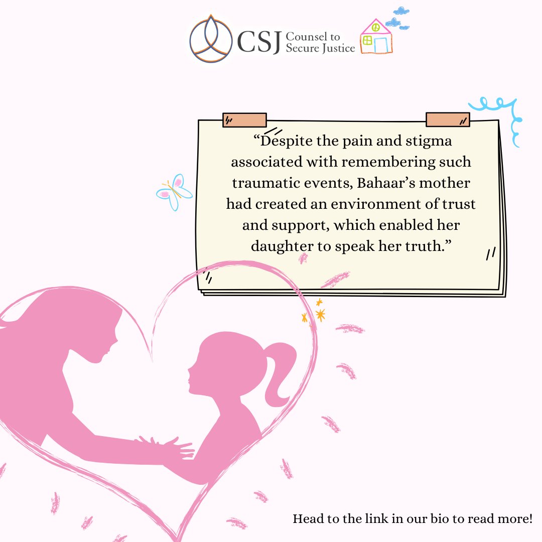 india_csj's tweet photo. CSJ's social worker Parvathi Rajan recounts her first meeting with a #childsurvivor on @vidhi_india 's JALDI blog, read here-  https://t.co/6e1tgVlo7S
#survivorsupport #childrights #childprotection #rehabilitation #socialwork  #delhi #POCSO #familysupport https://t.co/Wdd6QY6LTm