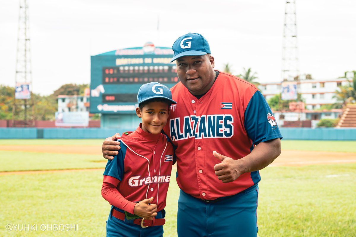 デスパイネJr.君が観戦。
「好きな日本人選手は誰？」と質問したら、「マキハラ！」と答えてくれました。
9月にホンジュラスで開催されるU12パンアメリカン大会のキューバ代表に内定しているそうです！
📸 ＠yuhkiohboshi