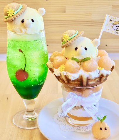 愛知県名古屋市御器所駅近くにあるお店「I-cafe」の、メロンソーダ