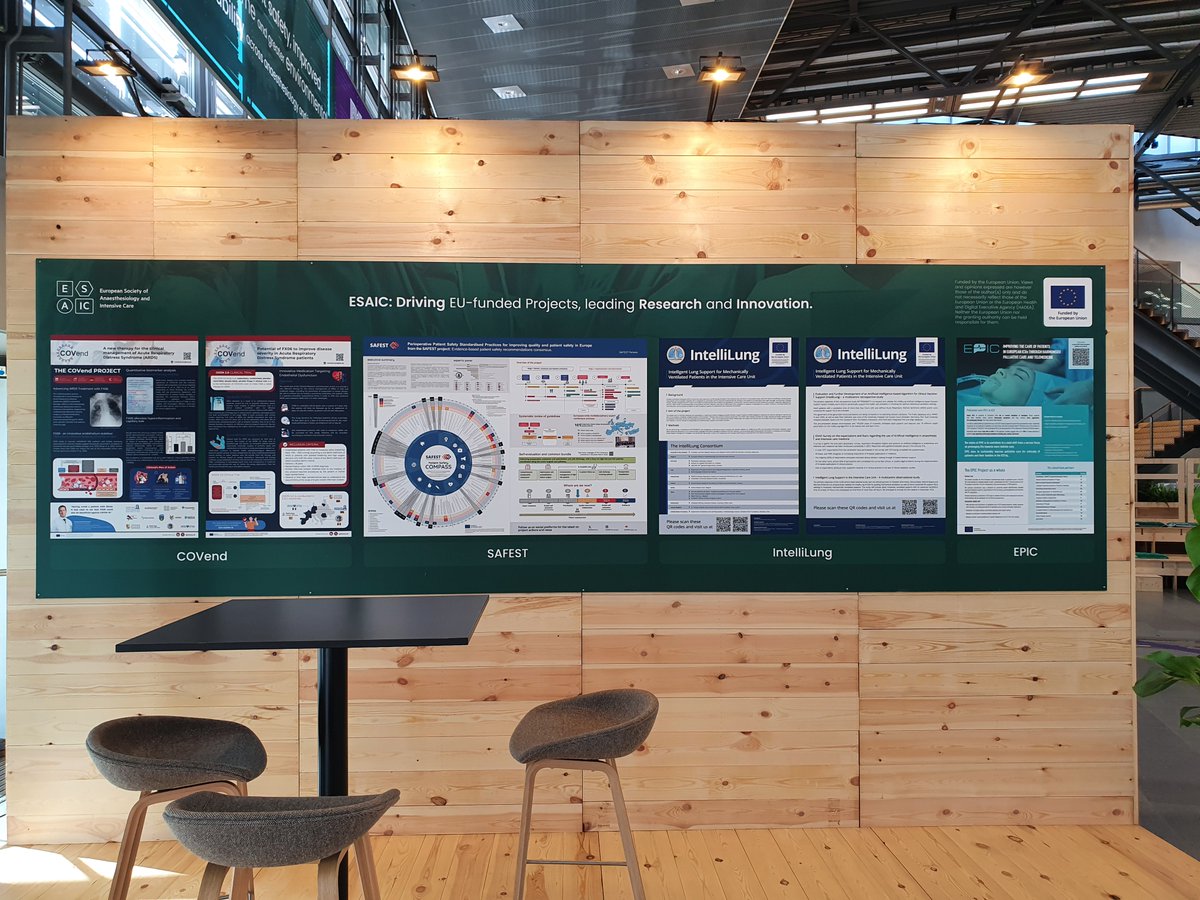 COVend_EU's tweet photo. 📢#COVend Presented at #Euroanaesthesia2024 Congress in Munich! For a detailed account of COVend’s participation read the full post 
👉https://t.co/1WunK0X79y 📰Thank you to our #projectpartners from @ESAIC_org  for a fantastic congress!! 🙌 #EA24 #biotech #IXION #ARDS #EUfunded https://t.co/lzZqq9M8X3