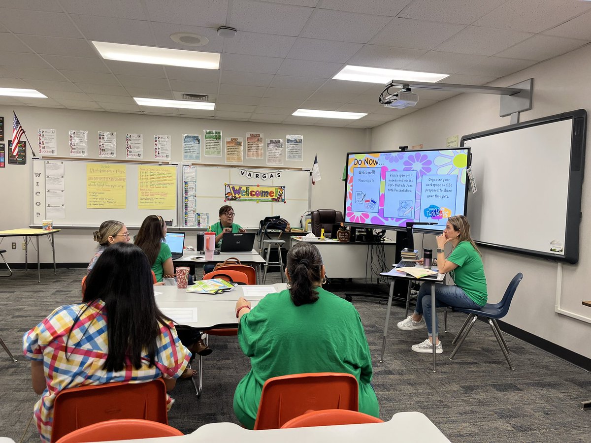 AP_Zirkle's tweet image. @SLISummer PLC is in full force! Collaboration and team learning is what’s best for student success. #SUCCESSnothingless @AliefLearns @AliefISD @Alief_SLE @MMrbracy @APBlair_ @Sroninub2Newby #SUCCESSnothingless