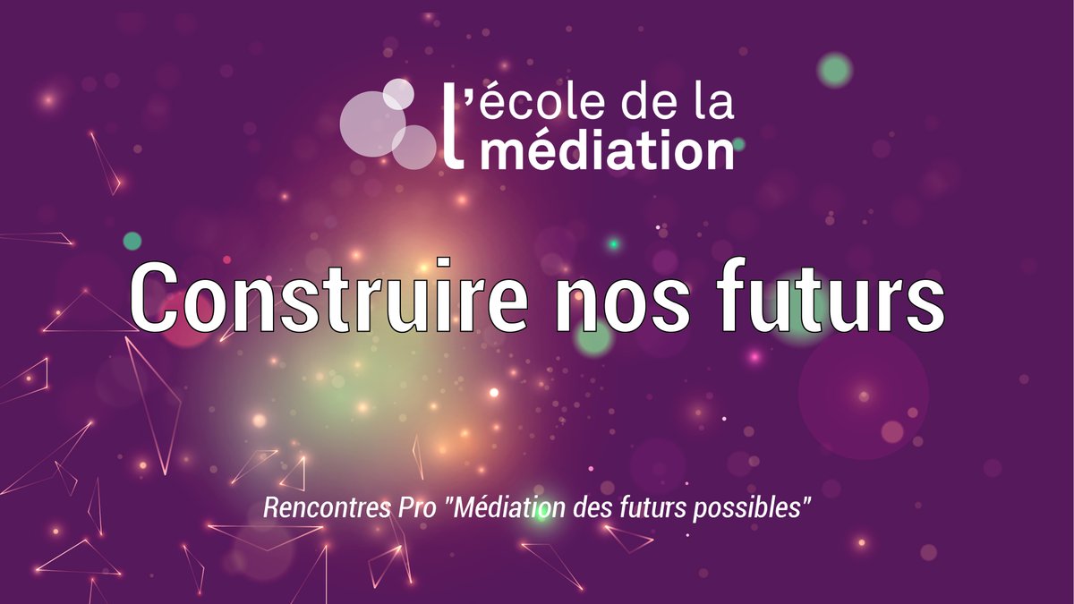 EstimMediation's tweet photo. C'est la fin de cette #RencontresPro #futurspossibles!
Merci aux intervenant-es Thomas Arciszewski, @NinadesJardins, @ArielKyrou, Gianni Giardino et les partcipant-es🙌
📌Rendez-vous en octobre pour notre prochaine rencontre à #Toulouse en co-organisation avec @QuaiDesSavoirs https://t.co/YkoKI7P9qy