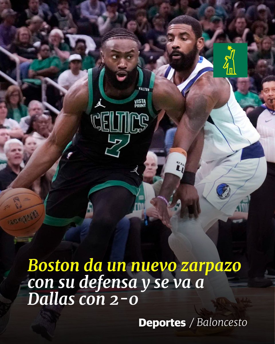 DiarioLibre's tweet photo. 🏀|#DeportesDL| El equipo verde está a dos triunfos de convertirse en el máximo ganador de la historia
🔗 https://t.co/zLW4tZo80d
#DiarioLibre #Boston #Dallas #NBA #FinalNBA https://t.co/fEzM5QgFsA
