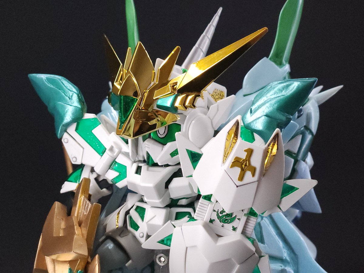 騎士ユニコーンガンダム(幻獣の鎧装備) EX3-19 新約SDガンダム外伝