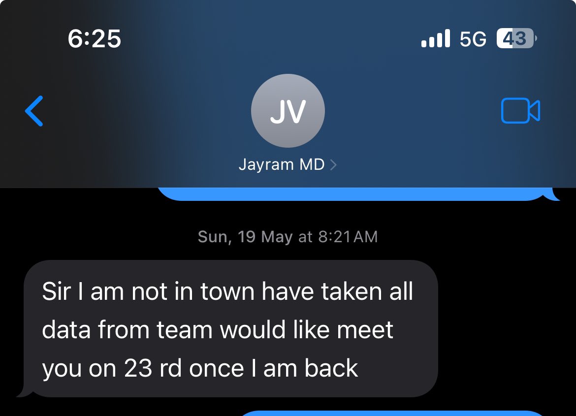skvgowda's tweet photo. @volkswagenindia @VW @VWGroup @SkodaIndia @skodaautonews @HyundaiIndia @HondaCarIndia @TataMotors @KiaInd @Maruti_Corp @MGMotorIn @bmwindia @MercedesBenzInd this was the reply from VW Mysore MD Mr jayaram everyone. Irresponsible behaviour https://t.co/10aiR1LnJV
