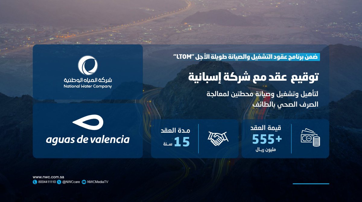 شركة المياه الوطنية tweet media