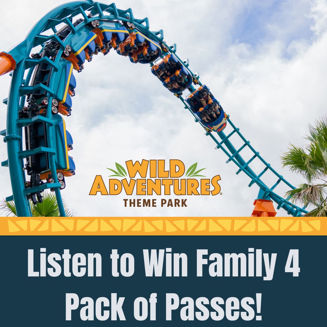 E93 93.1 (@e93radio) on Twitter photo Kick off your summer with 4 tickets to Wild Adventures! Listen to Wildlyfe Beezy during evenings for your chance to win a family 4 pack of passes to <a href="/WildAdventures/">tim haynes</a>! Be caller number 9 to win! Kick off your summer with 4 tickets to Wild Adventures! Listen to Wildlyfe Beezy during evenings for your chance to win a family 4 pack of passes to <a href="/WildAdventures/">tim haynes</a>! Be caller number 9 to win!