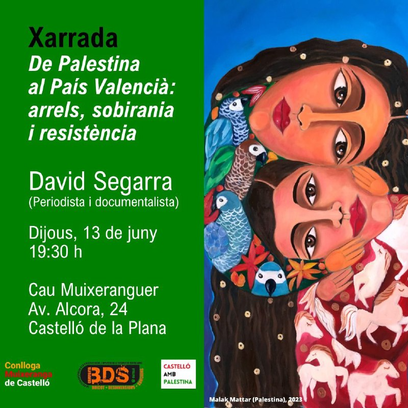 XARRADA:🗣️🗣️DIJOUS 13 JUNY
De Palestina al País Valencià: arrels, sobirania i resistència.
PARTICIPA: 🎤
David Segarra (Periodista i Documentalista)
📍Cau Muixeranguer(Av. Alcora, 24)
🇵🇸🇵🇸🇵🇸🇵🇸🇵🇸🇵🇸🇵🇸🇵🇸🇵🇸🇵🇸🇵🇸🇵🇸🇵🇸🇵🇸🇵🇸
#FREEPALESTİNE #PALESTINA_VENCERÁ #stopgénocideinpalestine