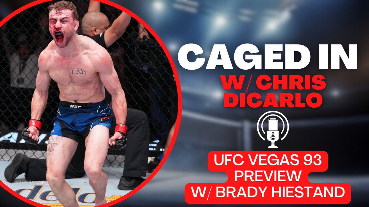 CagedInMMAPod's tweet photo. #UFCVegas93 Preview w/ @bradyHiestand1
🎙️ Garrett Armfield matchup breakdown
🎙️ 3rd Round TKO vs Batgerel Danaa at #UFCVegas71 recap
🎙️ Fight camp at @SIKJITSU
🎙️ Training with @bareknucklefc Champion @kaihb145
Link: https://t.co/n5FZQ2jemp https://t.co/JlfWrJsW5j