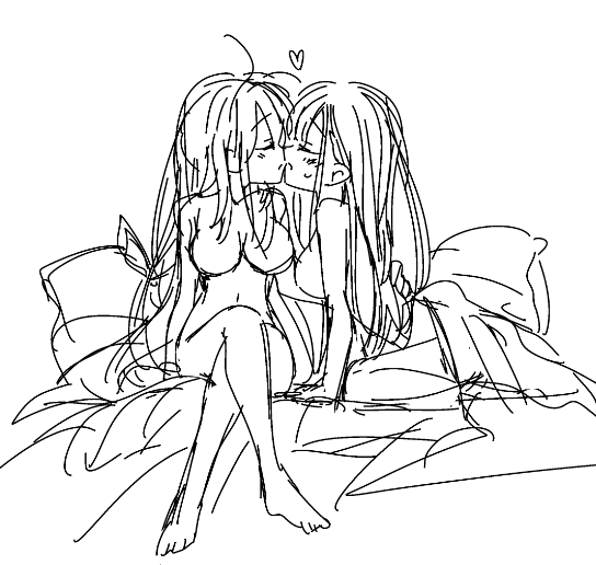 アーマリちゃんおふとんでいちゃついて 