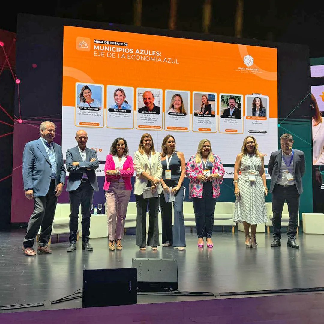 Almería 2030 y el <a href="/aytoalm/">Ayuntamiento de Almería</a> presentes en DIGITAL TOURIST 2024 🌐​

La semana pasada nuestra compañera <a href="/MplazaYel/">Maria del Mar Plaza</a> participó en una mesa de debate sobre economía azul y municipios azules, hablando sobre cómo planificar en clave sostenible 🔵♻️