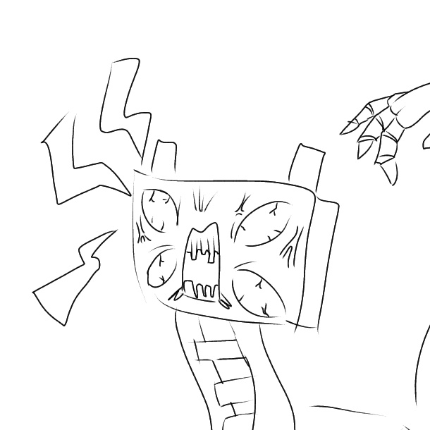創作垢の落描き 