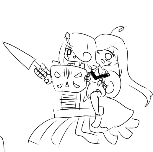 創作垢の落描き 
