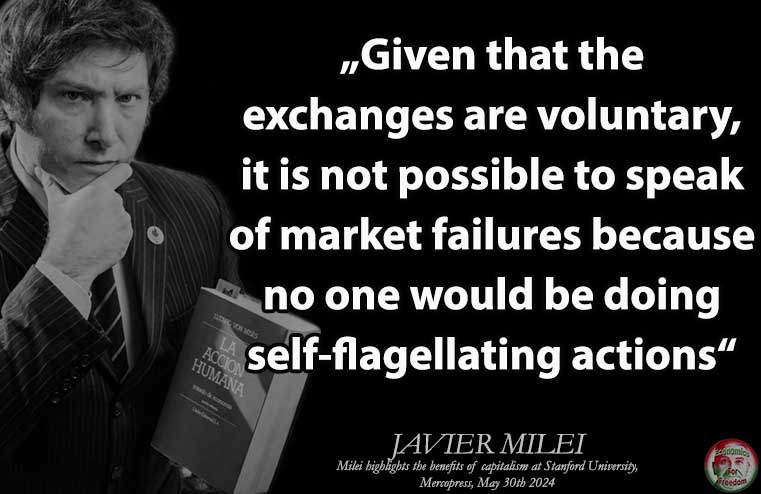 Rothbardianism's tweet photo. #Milei #JavierMilei #MarketFailures #AustrianEconomics https://t.co/6niF0BN72x