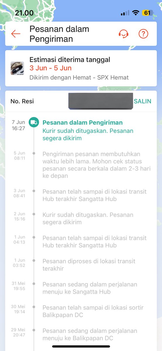 frdtya_'s tweet photo. Hey @ShopeeID 
Kenapa dengan shopee express di Sangatta
2 kali terjadi, status udah di hub terakhir tp ditunggu sampe 10 hari gak dateng2 https://t.co/4GoB9y9Iy9
