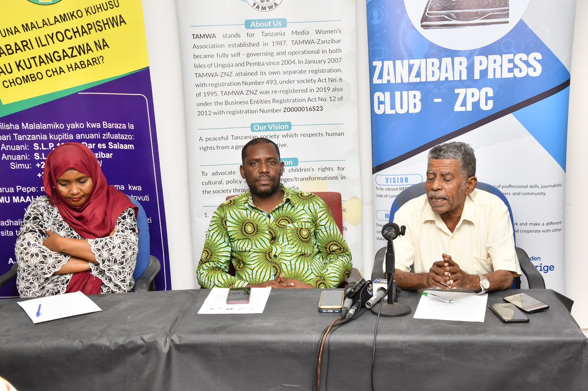 zanpress's tweet photo. Taasisi za Habari Zanzibar Zimeishauri Serikali ya Mapinduzi Zanzibar kukamilisha mchakato wa sheria ya habari ili kuimarisha mazingira ya upatikanaji wa habari na uhuru wa kujieleza. https://t.co/3JmjPKptOr
