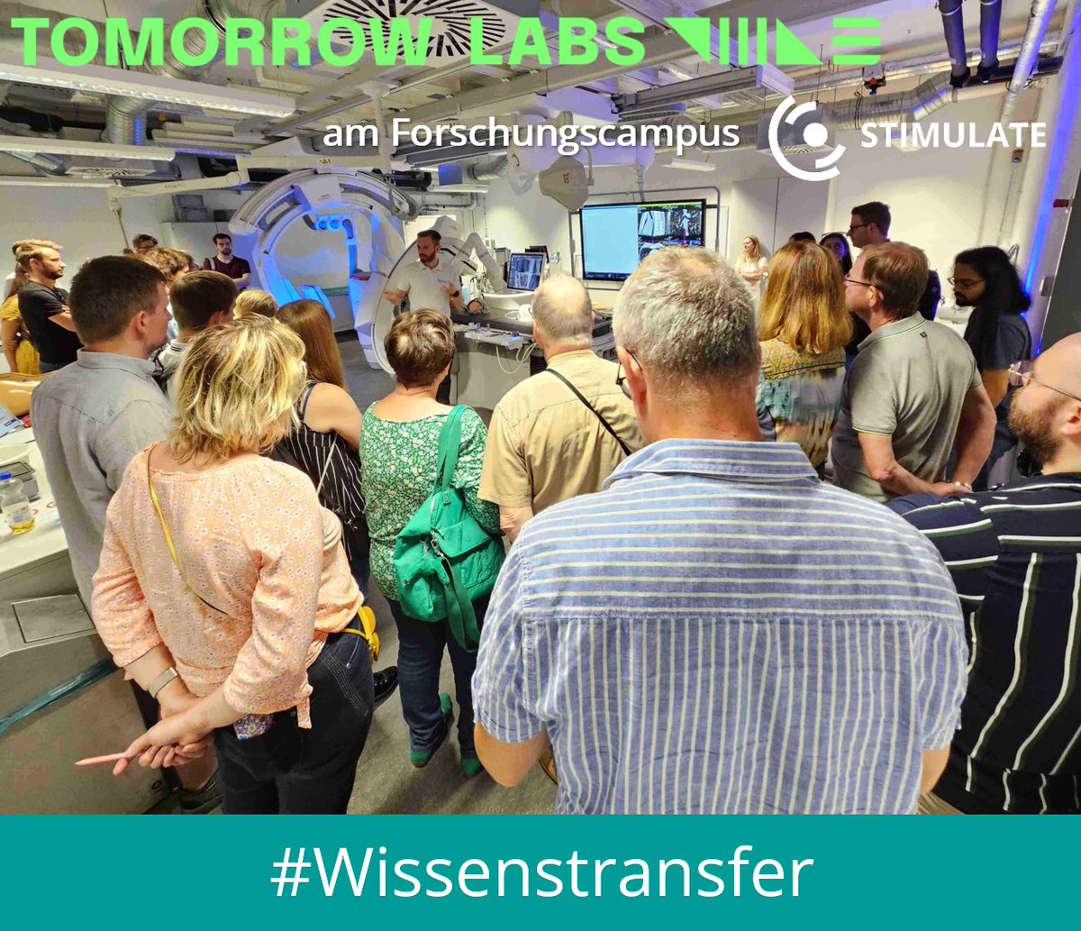 STIMULATE_FC's tweet photo. #Forschungscampus @STIMULATE_FC begeistert mit #Medizintechnik zum #TomorrowLabs Festival im #WissenschaftshafenMagdeburg. Highlights waren der #RobotCoaster, die medizinischen #OP_Roboter zum selbst ausprobieren, die #medtech-#HightechLabore. Rückblick: https://t.co/1K8ib5zWHV https://t.co/NjJmrovgb2