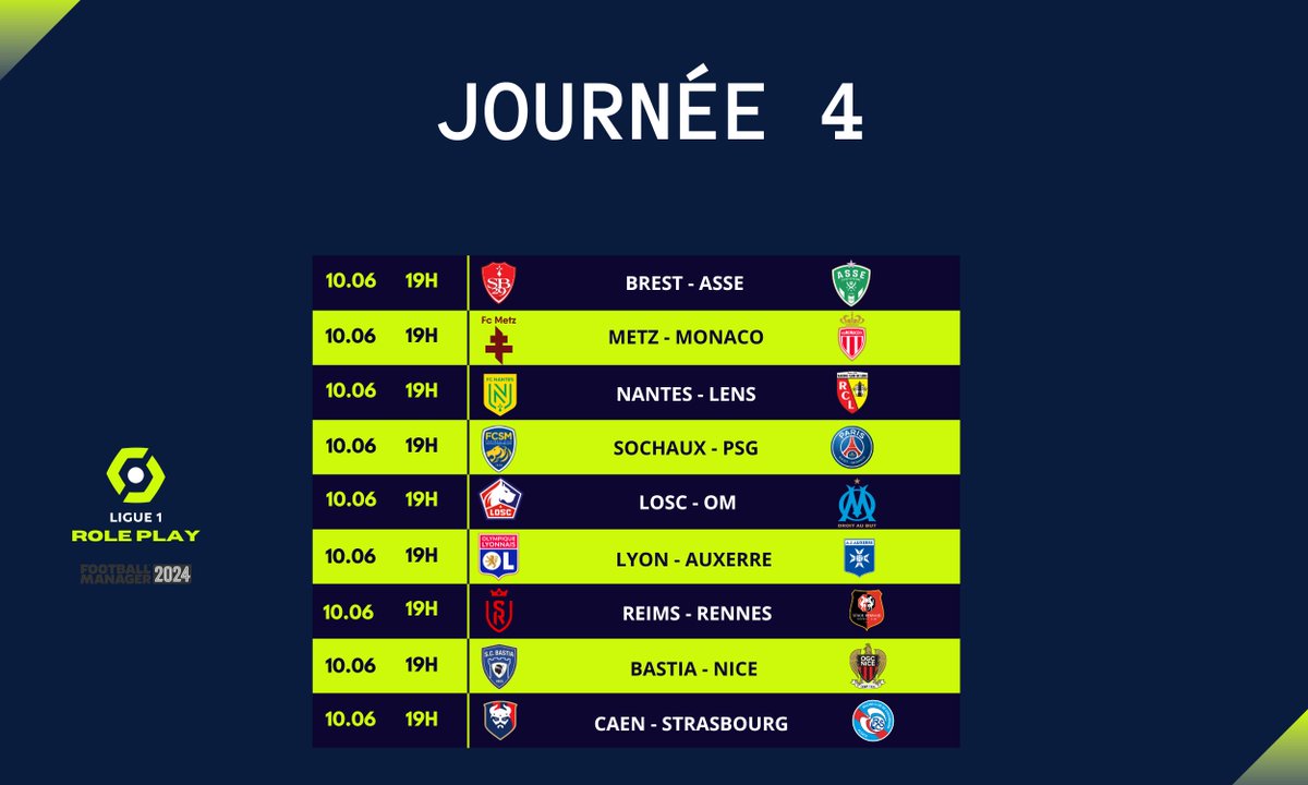 LesLiguesRP's tweet photo. 🔴 Rendez-vous demain pour la quatrième journée du championnat ! https://t.co/QWuaCEJNaA