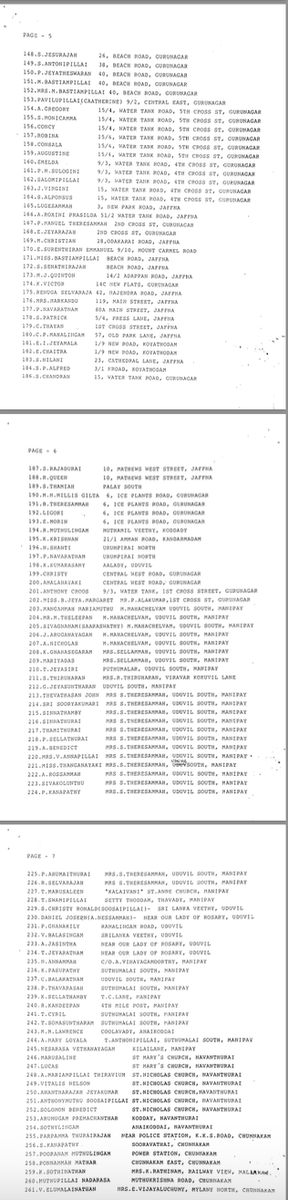 francesharris0n's tweet photo. Found a list of 1787 people killed up until 22 aug 1988 in #srilanka during the IPKF military operations in #lka. (4 pages only attached of 49 pages) https://t.co/wYYFDrIkaC