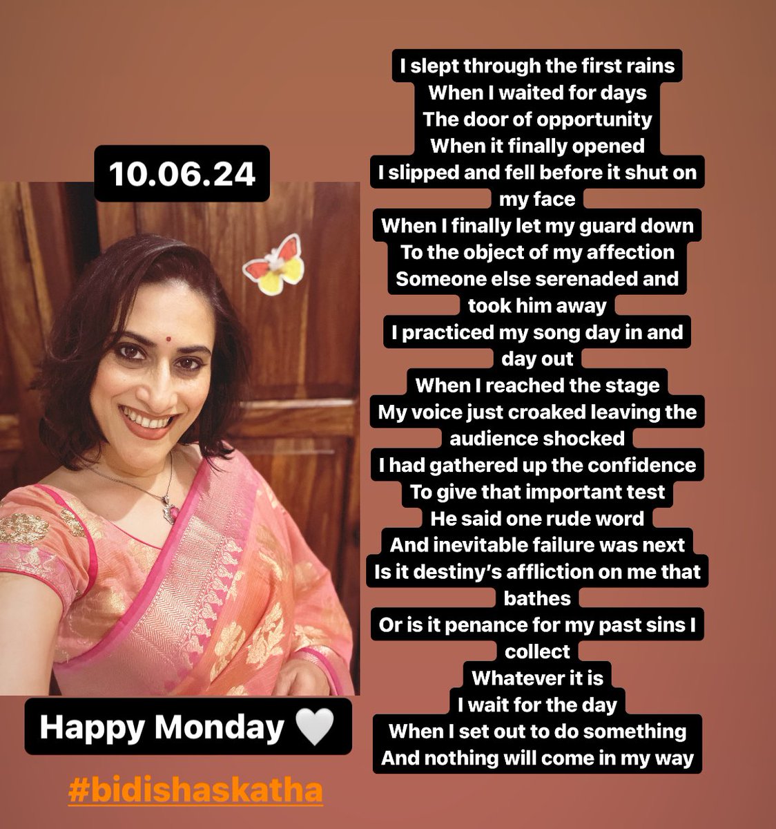Monday’s poem by Bidisha Ghosh Sharma