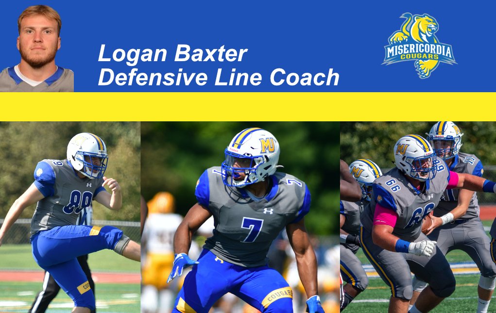 Shore's Best (@sbfootballcamp) on Twitter photo Misericordia University Defensive Line Coach Logan Baxter will be coaching and recruiting at the 2024 Shore’s Best Football Camp. Misericordia plays in the Middle Atlantic Conference (NCAA DIII) and is located in Dallas, PA. <a href="/CoachBaxter5/">Logan Baxter</a> <a href="/MUCougarsFB/">Misericordia University Football</a> Misericordia University Defensive Line Coach Logan Baxter will be coaching and recruiting at the 2024 Shore’s Best Football Camp. Misericordia plays in the Middle Atlantic Conference (NCAA DIII) and is located in Dallas, PA. <a href="/CoachBaxter5/">Logan Baxter</a> <a href="/MUCougarsFB/">Misericordia University Football</a>