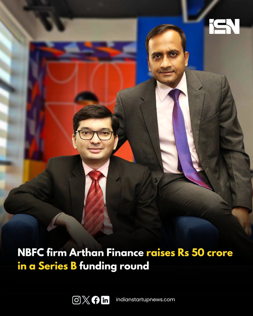 indstartupnews's tweet photo. Mumbai-based non-banking financial company (NBFC) Arthan Finance has raised Rs 50 crore in a Series B funding round led by the Incofin India Progress Fund and the Michael and Susan Dell Foundation. 

Read the full story here:👇
https://t.co/VdZe1z2z1B https://t.co/Kho3WK102r