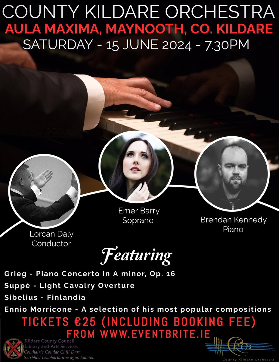 CoKildareOrch's tweet photo. Music for Summer Concert Ticket Link 🔗 https://t.co/WTvlqe5Axx
@EmerBarrySop @KildareCoCo @ArtsInCoKildare @CoKildareOrch 
#kildare #maynooth #concert https://t.co/M9OUUPu2I6