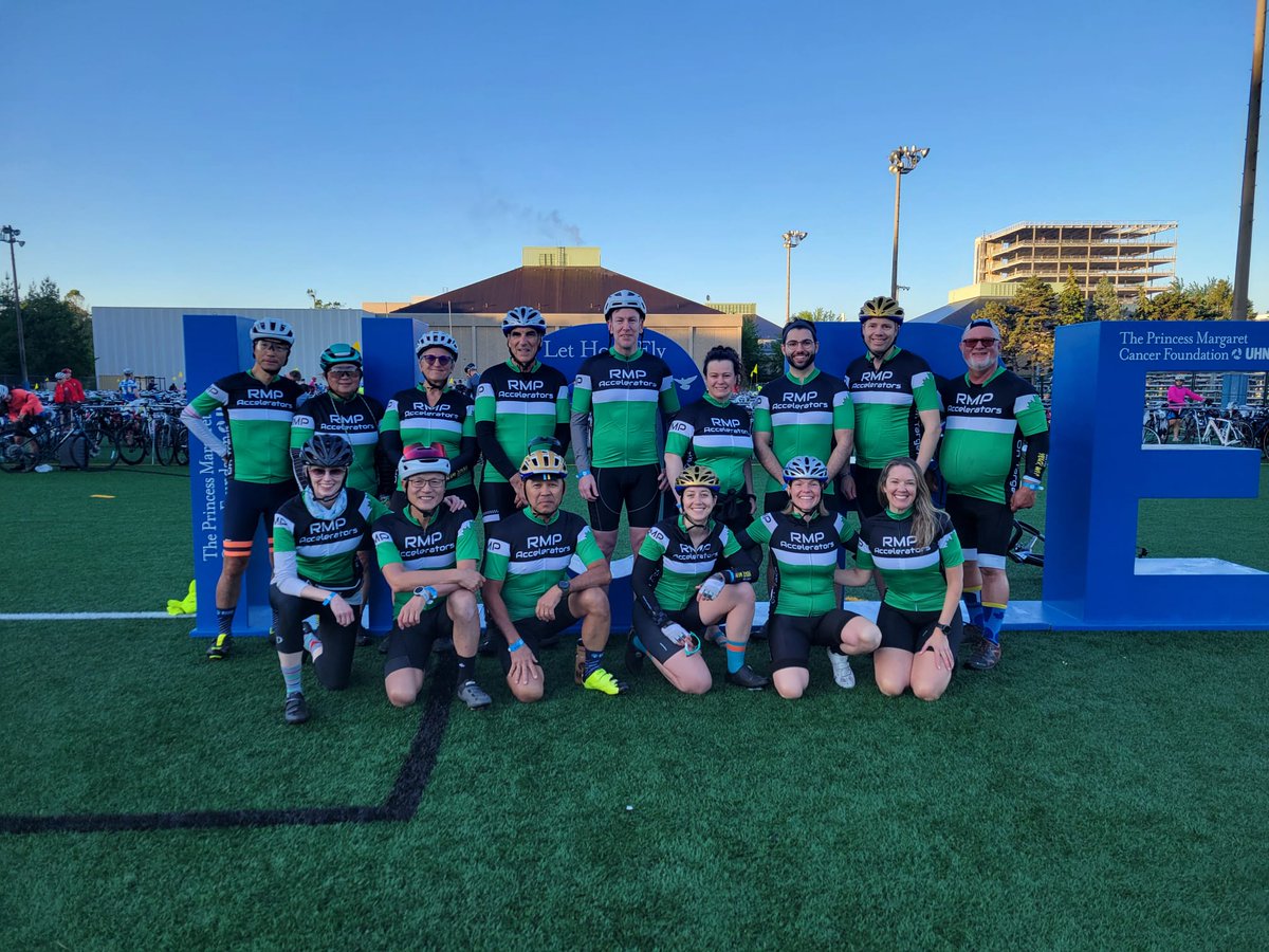 alexandrarink2's tweet image. RMP Accelerators at the start of day 2 of #ride2conquer. @RadMedPM
