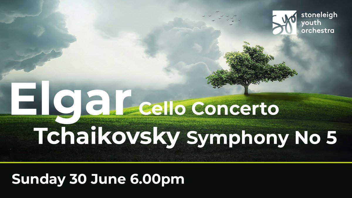 StoneleighYOrch's tweet photo. Stoneleigh return to Fairfield Halls on 30th June with two of the best loved works in the orchestral repertoire. We are  delighted to welcome back former principal cellist Daniel Brandon as soloist in the concerto.
Tickets available at https://t.co/hRrIN5WzbW https://t.co/0WvSov3JvK